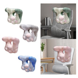 Maxbell Neck Support Pillow for Office Chair Cushion for Lunch Break Travel Airplane Green