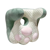 Maxbell Neck Support Pillow for Office Chair Cushion for Lunch Break Travel Airplane Green