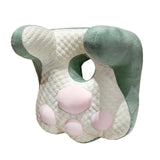 Maxbell Neck Support Pillow for Office Chair Cushion for Lunch Break Travel Airplane Green