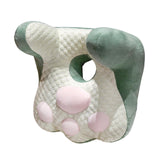 Maxbell Neck Support Pillow for Office Chair Cushion for Lunch Break Travel Airplane Green