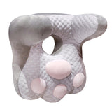 Maxbell Neck Support Pillow for Office Chair Cushion for Lunch Break Travel Airplane Gray