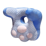 Maxbell Neck Support Pillow for Office Chair Cushion for Lunch Break Travel Airplane Blue