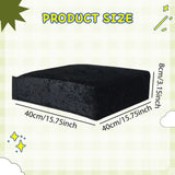 Maxbell Dining Chair Seat Cover High Back Chair Seat Cover for Home Party Restaurant black