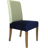 Maxbell Dining Chair Seat Cover High Back Chair Seat Cover for Home Party Restaurant Navy