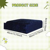 Maxbell Dining Chair Seat Cover High Back Chair Seat Cover for Home Party Restaurant Navy