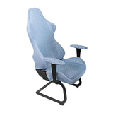 Maxbell Gaming Chair Covers Elastic Game Chair Slipcovers Simple Chair Protect Cover Blue
