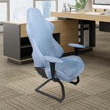 Maxbell Gaming Chair Covers Elastic Game Chair Slipcovers Simple Chair Protect Cover Blue
