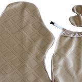 Maxbell Gaming Chair Covers Elastic Game Chair Slipcovers Simple Chair Protect Cover Champagne