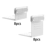 Maxbell 8Pcs Bed Sheet Holder Clips Simple Keep in Place for Apartment Hotel Bedroom 11.4cmx11.8cmx12cm