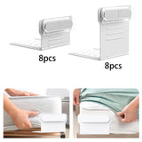 Maxbell 8Pcs Bed Sheet Holder Clips Simple Keep in Place for Apartment Hotel Bedroom 11.4cmx11.8cmx12cm