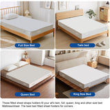 Maxbell 8Pcs Bed Sheet Holder Clips Simple Keep in Place for Apartment Hotel Bedroom 11.4cmx11.8cmx12cm