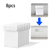Maxbell 8Pcs Bed Sheet Holder Clips Simple Keep in Place for Apartment Hotel Bedroom 11.4cmx11.8cmx12cm