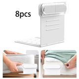 Maxbell 8Pcs Bed Sheet Holder Clips Simple Keep in Place for Apartment Hotel Bedroom 11.4cmx11.8cmx12cm