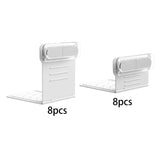 Maxbell 8Pcs Bed Sheet Holder Clips Simple Keep in Place for Apartment Hotel Bedroom 11.4cmx11.8cmx12cm