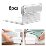 Maxbell 8Pcs Bed Sheet Holder Clips Simple Keep in Place for Apartment Hotel Bedroom 11.4cmx11.8cmx7.8cm