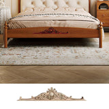 Maxbell Wood Applique DIY Carved Wooden Unpainted Frame for Furniture Cabinet Mantel