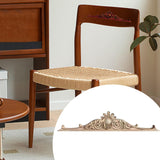 Maxbell Wood Applique DIY Carved Wooden Unpainted Frame for Furniture Cabinet Mantel