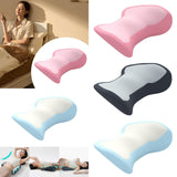 Maxbell Waist Pillow for Sleeping Lightweight Back Cushion for Sofa Traveling Office Pink