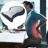 Maxbell Waist Pillow for Sleeping Lightweight Back Cushion for Sofa Traveling Office Gray