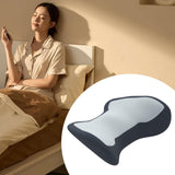 Maxbell Waist Pillow for Sleeping Lightweight Back Cushion for Sofa Traveling Office Gray