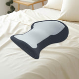 Maxbell Waist Pillow for Sleeping Lightweight Back Cushion for Sofa Traveling Office Gray