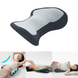 Maxbell Waist Pillow for Sleeping Lightweight Back Cushion for Sofa Traveling Office Gray