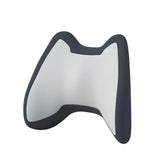 Maxbell Waist Pillow for Sleeping Lightweight Back Cushion for Sofa Traveling Office Gray