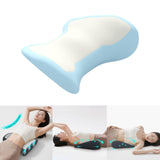 Maxbell Waist Pillow for Sleeping Lightweight Back Cushion for Sofa Traveling Office Blue