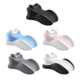 Maxbell Wedge Prone Pillow Memory Foam Back Cushion for Apartment Office Watching TV black