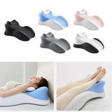 Maxbell Wedge Prone Pillow Memory Foam Back Cushion for Apartment Office Watching TV black