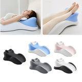 Maxbell Wedge Prone Pillow Memory Foam Back Cushion for Apartment Office Watching TV black