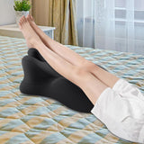 Maxbell Wedge Prone Pillow Memory Foam Back Cushion for Apartment Office Watching TV black