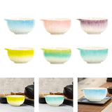 Maxbell Matcha Bowl with Spout Handcrafted Home Making Tools Tea Bowl for Tea Lovers Green