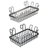 Maxbell Wall Grid Panel Hanging Wire Basket Organizer for Dormitory Kitchen Bathroom S