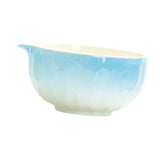 Maxbell Matcha Bowl with Spout Handcrafted Home Making Tools Tea Bowl for Tea Lovers Blue