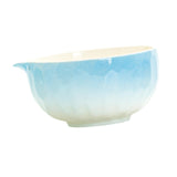 Maxbell Matcha Bowl with Spout Handcrafted Home Making Tools Tea Bowl for Tea Lovers Blue