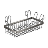 Maxbell Wall Grid Panel Hanging Wire Basket Organizer for Dormitory Kitchen Bathroom L