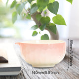Maxbell Matcha Bowl with Spout Handcrafted Home Making Tools Tea Bowl for Tea Lovers Pink