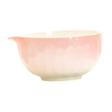 Maxbell Matcha Bowl with Spout Handcrafted Home Making Tools Tea Bowl for Tea Lovers Pink