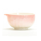 Maxbell Matcha Bowl with Spout Handcrafted Home Making Tools Tea Bowl for Tea Lovers Pink