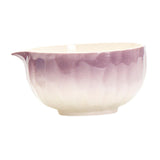 Maxbell Matcha Bowl with Spout Handcrafted Home Making Tools Tea Bowl for Tea Lovers Purple