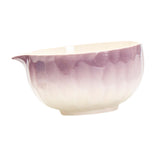 Maxbell Matcha Bowl with Spout Handcrafted Home Making Tools Tea Bowl for Tea Lovers Purple