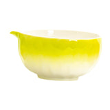Maxbell Matcha Bowl with Spout Handcrafted Home Making Tools Tea Bowl for Tea Lovers Yellow