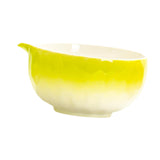 Maxbell Matcha Bowl with Spout Handcrafted Home Making Tools Tea Bowl for Tea Lovers Yellow