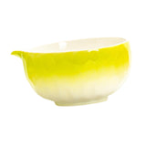 Maxbell Matcha Bowl with Spout Handcrafted Home Making Tools Tea Bowl for Tea Lovers Yellow