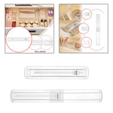 Maxbell Drawer Divider Organizer for Clothes Keep Tidy for Makeup Toiletries Dresser 32.7cmx5.9cm