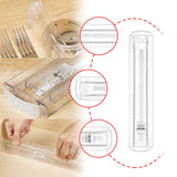 Maxbell Drawer Divider Organizer for Clothes Keep Tidy for Makeup Toiletries Dresser 32.7cmx5.9cm