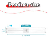 Maxbell Drawer Divider Organizer for Clothes Keep Tidy for Makeup Toiletries Dresser 54.3cmx5.9cm
