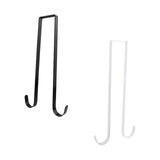 Maxbell Wreath Hanger for Front Door over The Door Hanger Hook for Party Decorations Black