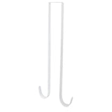 Maxbell Wreath Hanger for Front Door over The Door Hanger Hook for Party Decorations White